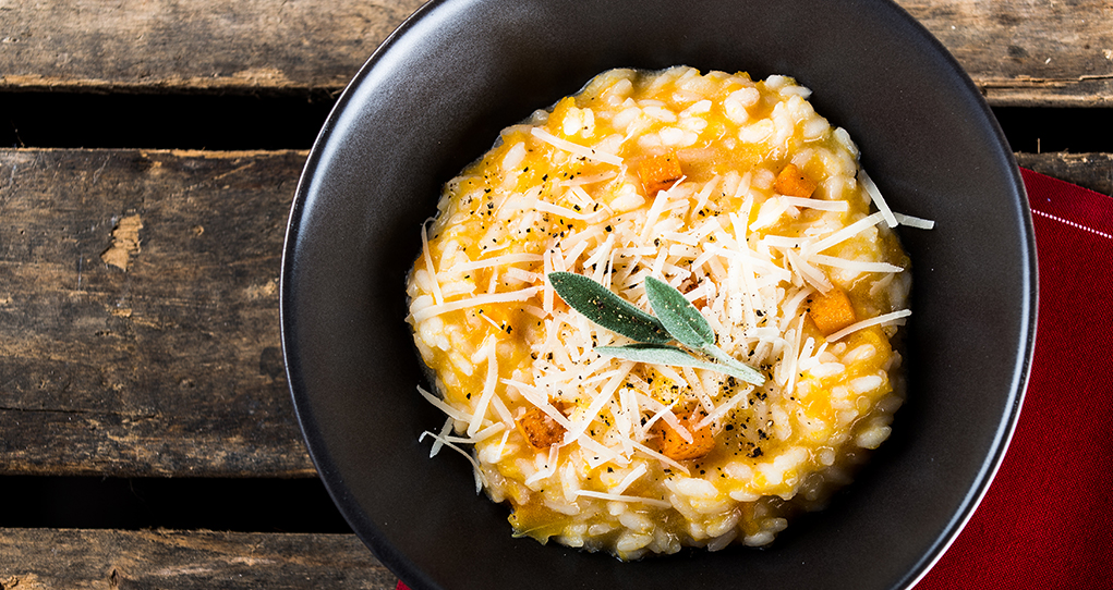 Risotto à la courge musquée