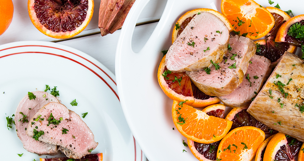 Yogourt and Orange Marinated Pork Tenderloin