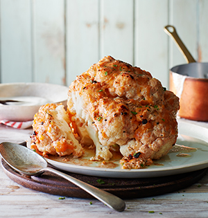 Whole Roasted Cauliflower