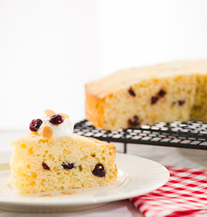 Gâteau aux canneberges