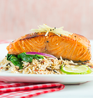 Ginger Soy Glazed Salmon