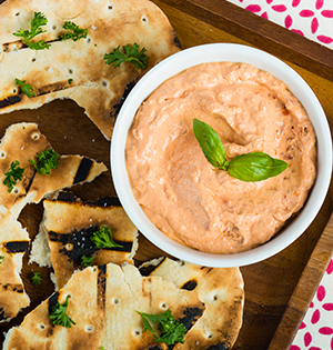 Sun-dried Tomato Yogourt Herb Spread