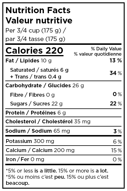 Nutrition Facts